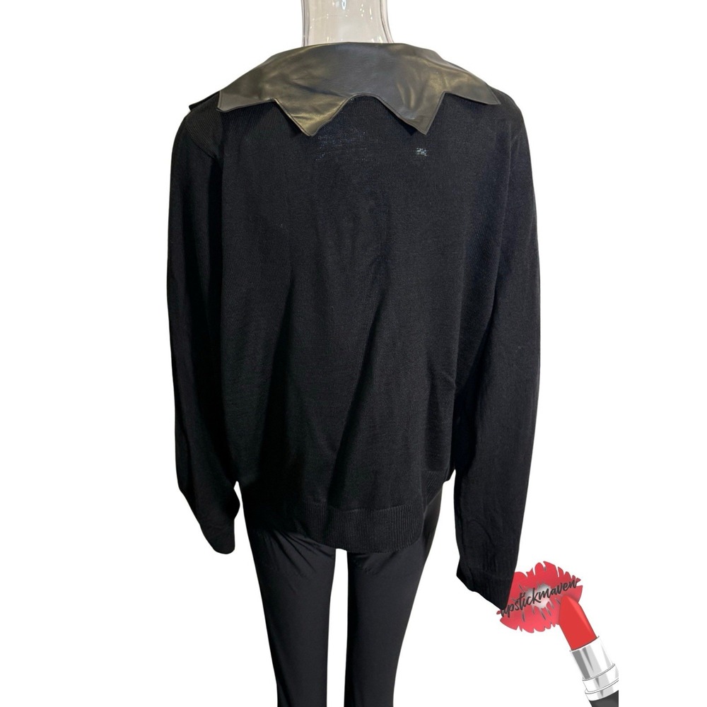 Cosmic‎ Aura Cardigan Sweater Womens Size 1 Black Bat Goth 18568391 - Picture 2 of 11